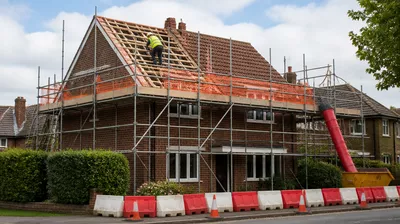 Scaffolding for property renovations